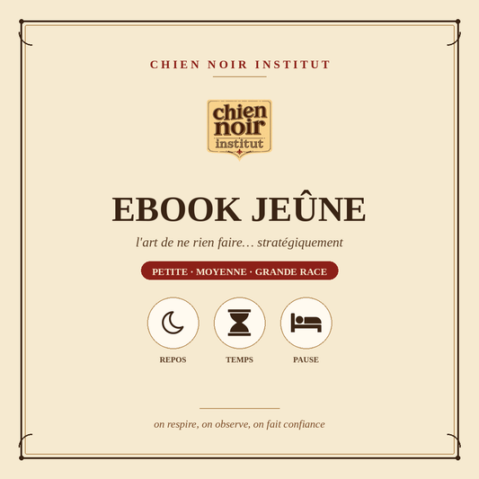 Ebook Jeûne - Chien Noir Institut