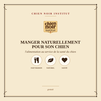 Manger naturellement pour son chien - ebook gratuit