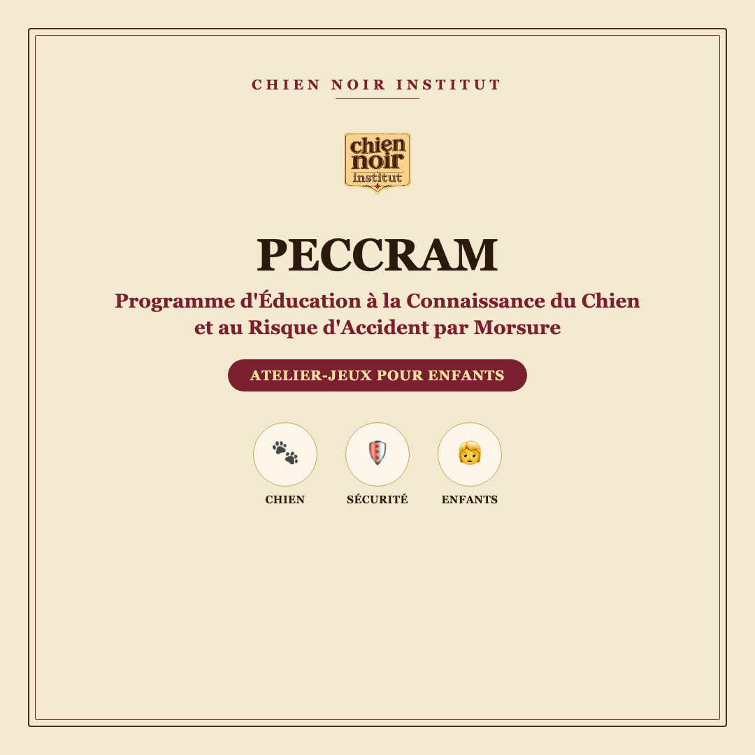 PECCRAM - Programme d'Éducation à la Connaissance du Chien et au Risque d'Accident par Morsure